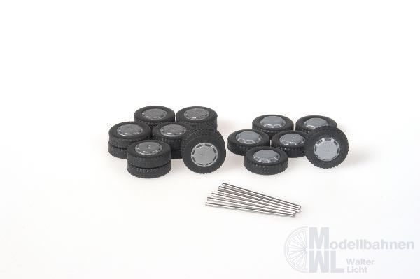 Rietze 70087 - Reifensatz MAN 6 einfach/doppelt H0 1:87