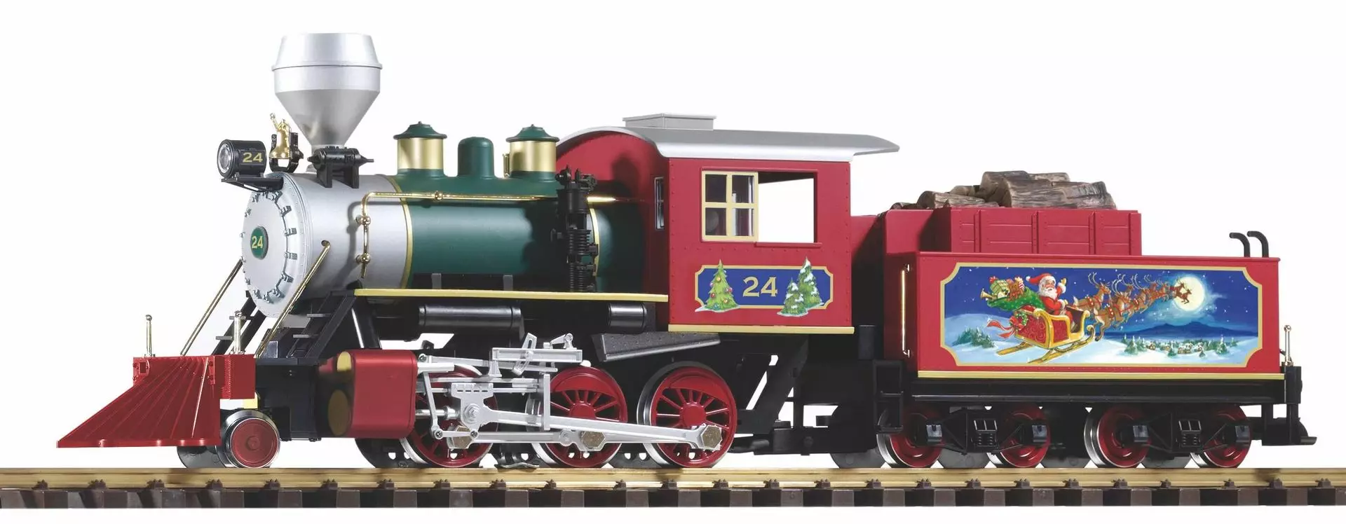 Piko 38230 - Dampflok Mogul mit Tender Weihnachten Spur G 1:22,5 Sound/Rauch