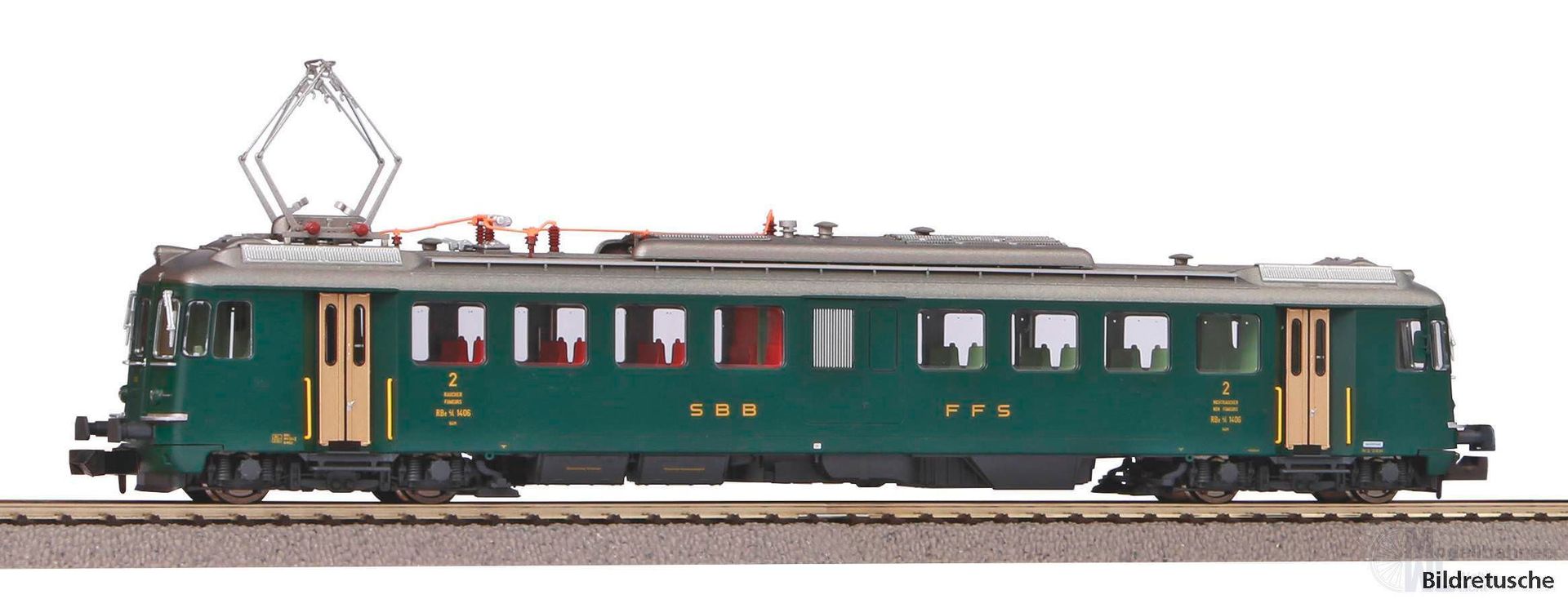 Piko 94152 - Triebwagen RBe 4/4 1406 SBB Ep.IV Prototyp N 1:160