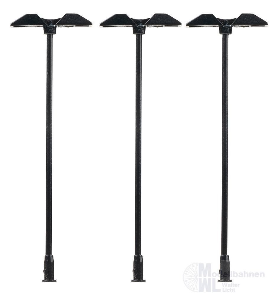 Faller 272132 - LED-Trapezleuchte zweiflammig 3 Stück N 1:160