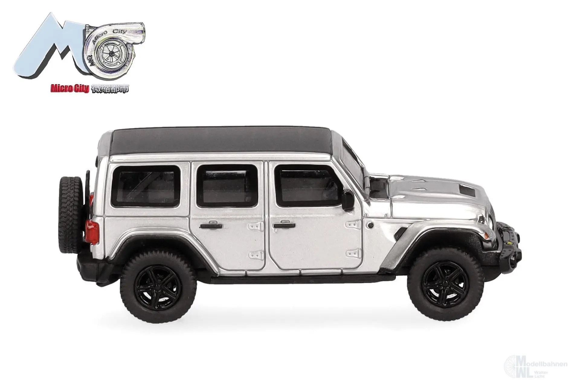 Herpa 87MC000027 - Jeep Wrangler silber (ab 2017 H0 1:87