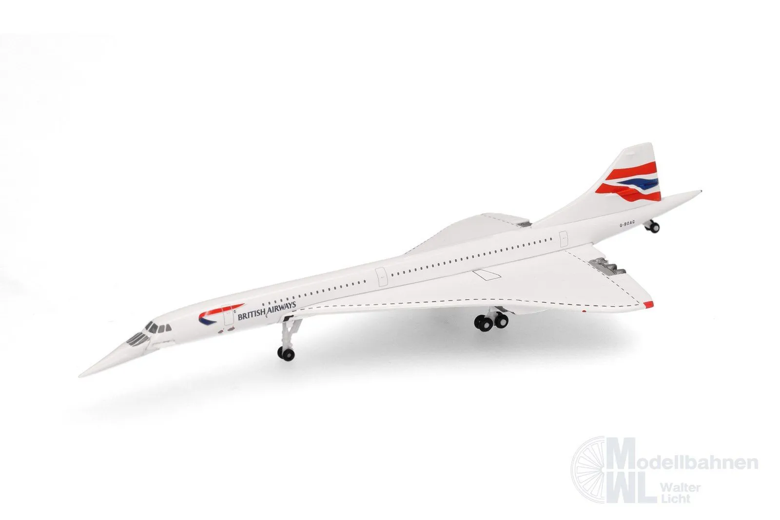 Herpa 539203 - Concorde BA Union Flag livery 1:500