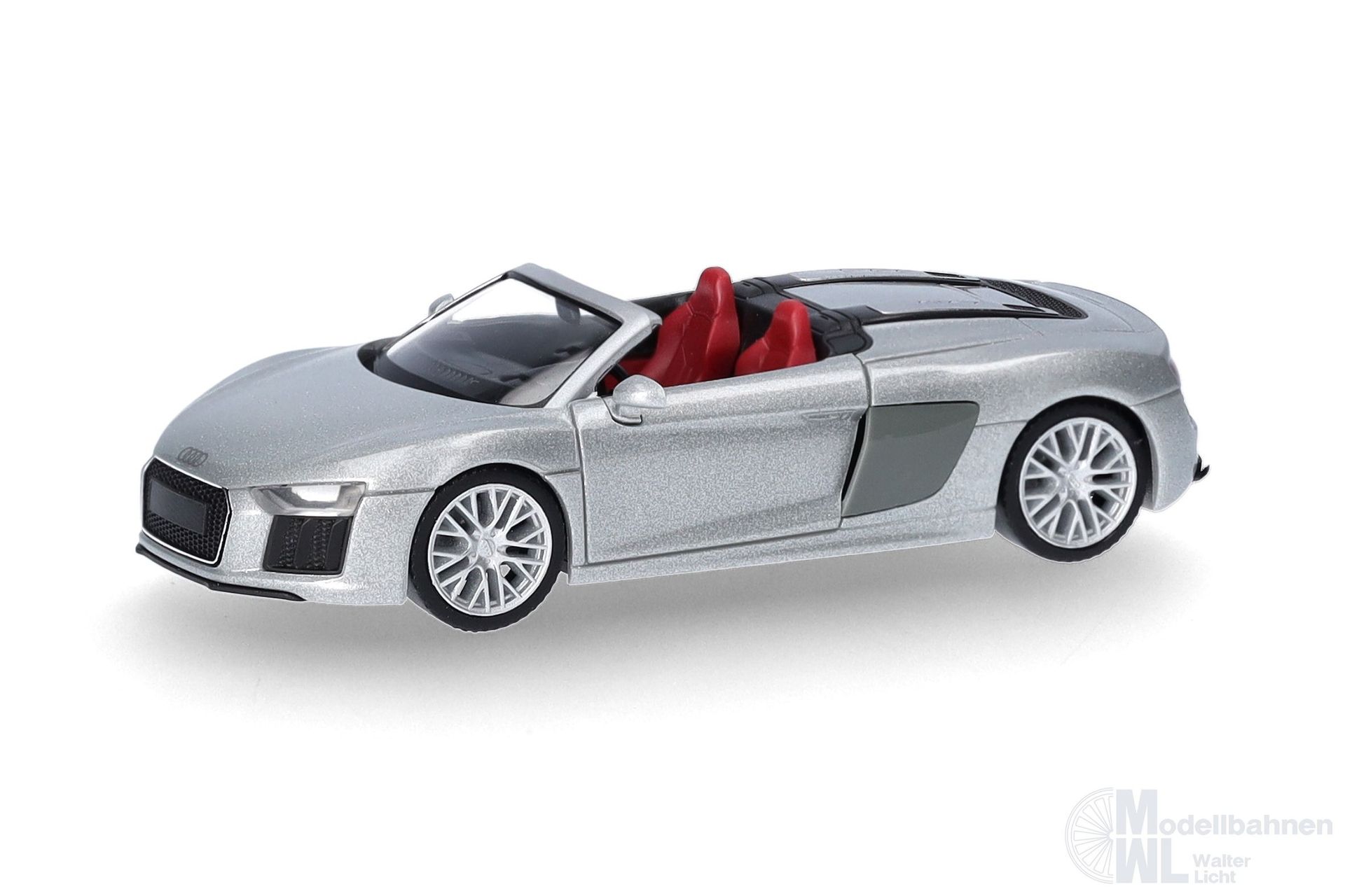 Herpa 038690-002 - Audi R8 V10 Spyder eissilber H0 1:87