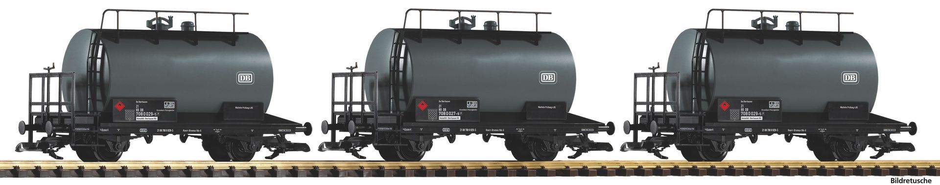 Piko 37777 - Kesselwagen Set DB Ep.IV 3.tlg. Spur G 1:22,5