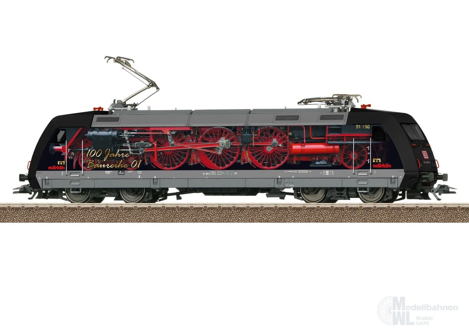 Trix 25479 - E-Lok BR 101 DB AG Werbelok H0/GL