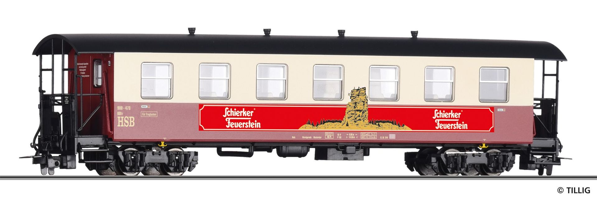 Tillig 13923 - Personewagen HSB Ep.V/VI Schierker Feuerstein H0m Tillig 13923 - Personewagen HSB Ep.V/VI Schierker Feuerstein H0m