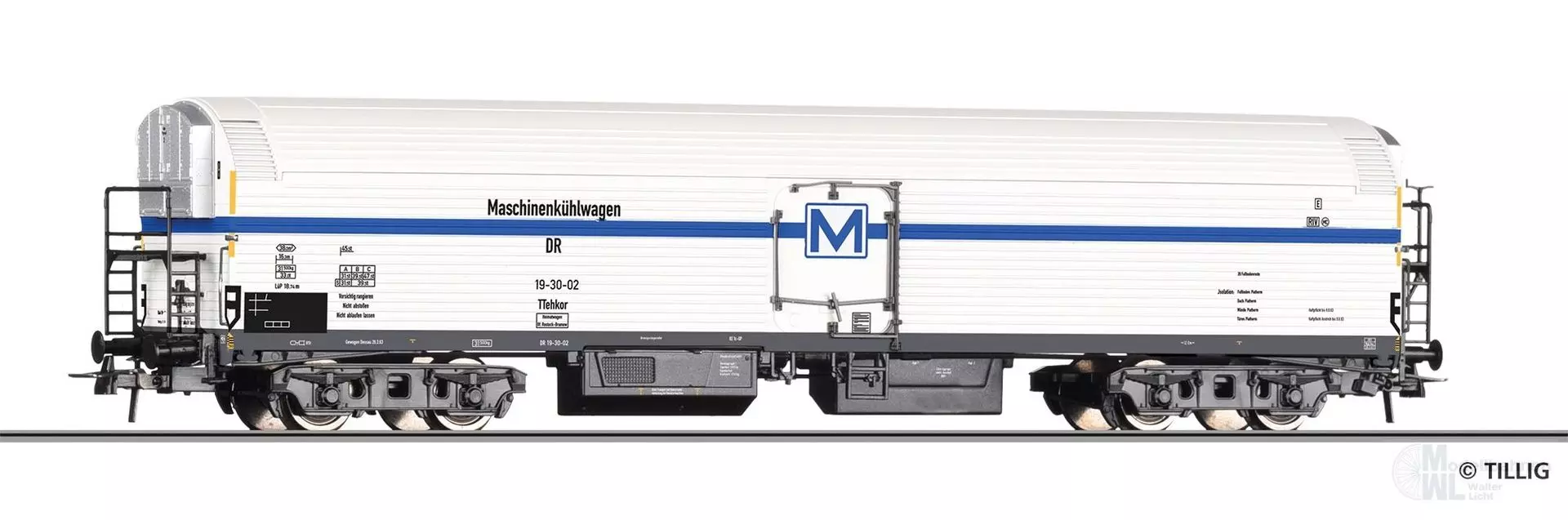 Tillig 77090 - Maschinenkühlwagen DR Ep.III TTehkos H0/GL