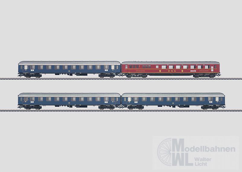 Märklin 43929 - MÄRKLIN - Personenwagen Set DB Ep.III Hans Sachs 4.tlg. H0/WS