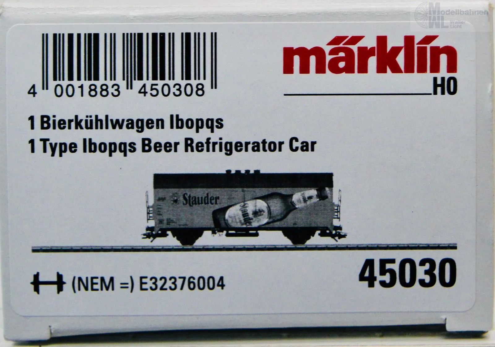Märklin 45030 - MÄRKLIN - Bierwagen Privatbrauerei Stauder H0/WS