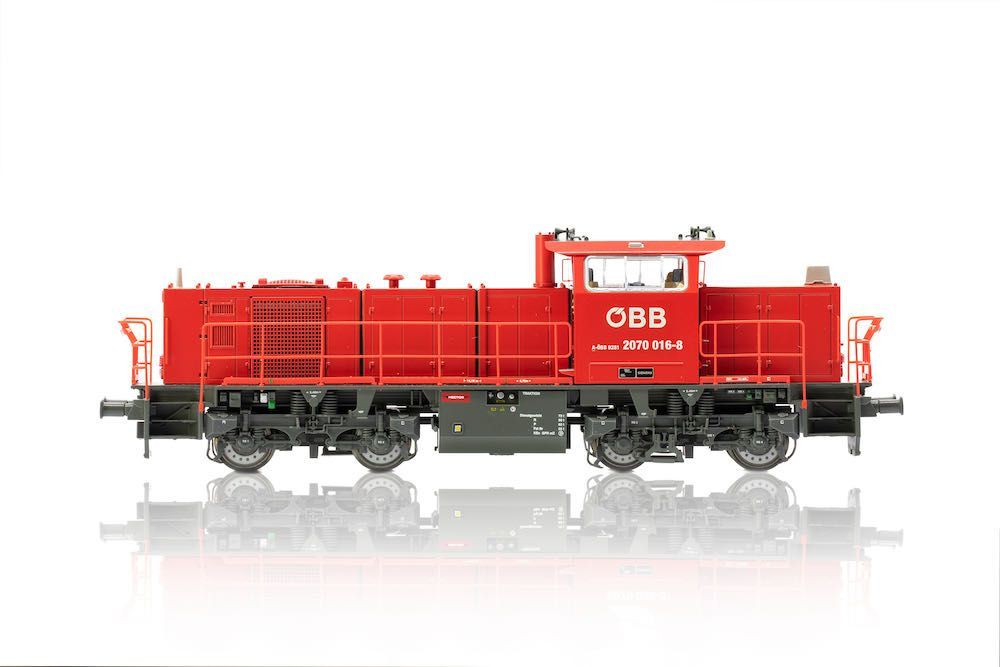 Jägerndorfer Modellbahn 20780 - Diesellok Rh 2070 ÖBB Ep.VI Wortmarke H0/GL