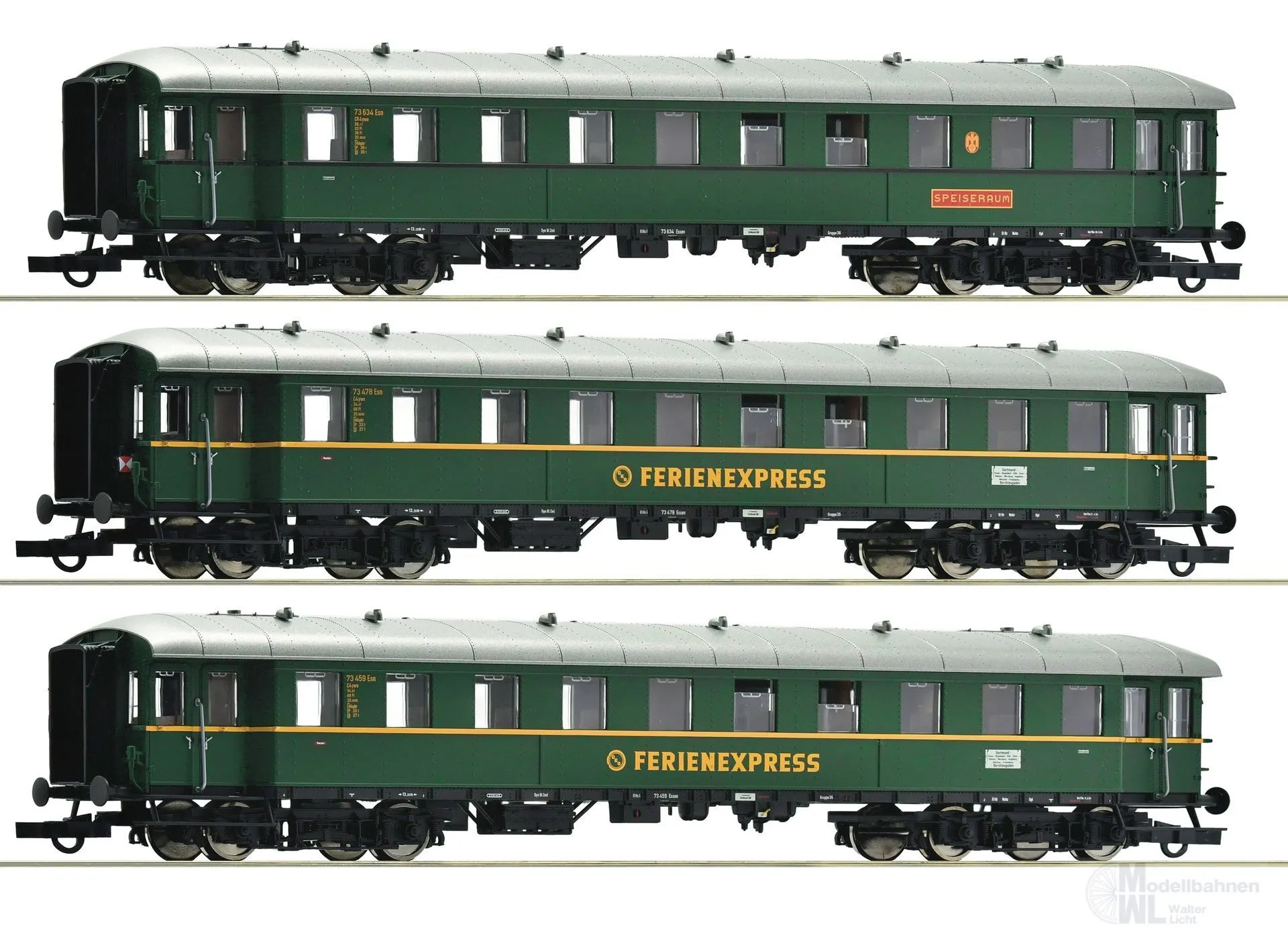 Roco 6200235 - Ferienexpress DB Ep.III 3.tlg. H0/GL