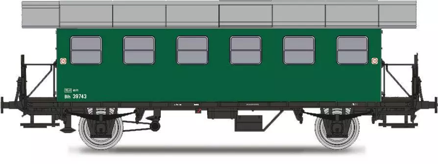 Jägerndorfer Modellbahn 77100 - Personenwagen Set ÖBB Ep.III 3.tlg. BiH Halbfenster H0/GL
