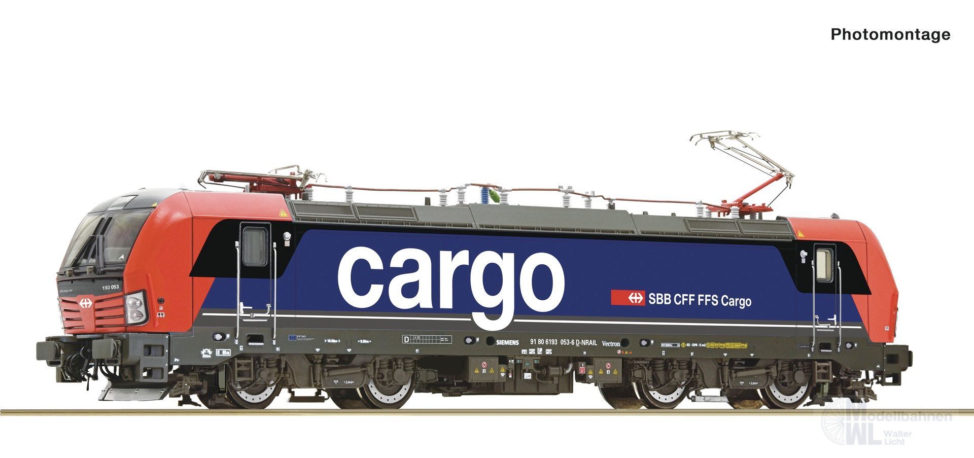 Roco 7510130 - E-Lok BR 193 053-6 SBB Ep.VI H0/GL Sound Roco 7510130 - E-Lok BR 193 053-6 SBB Ep.VI H0/GL Sound