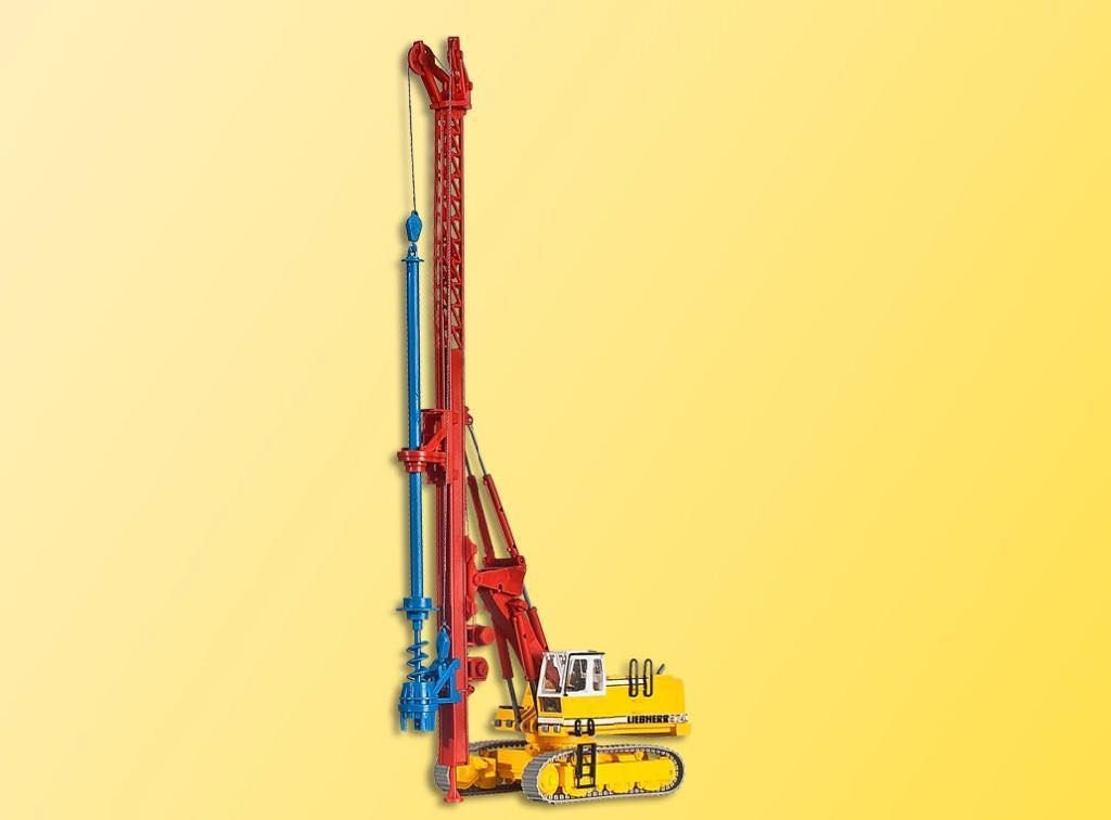 Kibri 11279 - LIEBHERR Hydraulikbagger 974 mit Bohrgerät H0 1:87