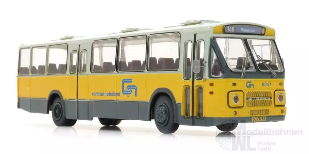 ARTITEC b.v. 487.070.48 - Regionalbus CN 8347 DAF Vorderseite 1 Ausstieg Mitte H0 1:87