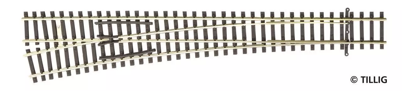 Tillig 83342 - Weiche EW3 12° links TT 1:120