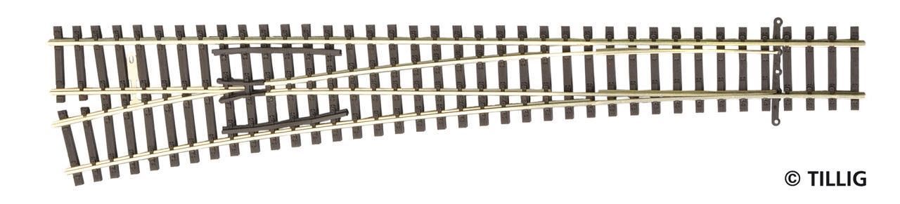 Tillig 83342 - Weiche EW3 12° links TT 1:120