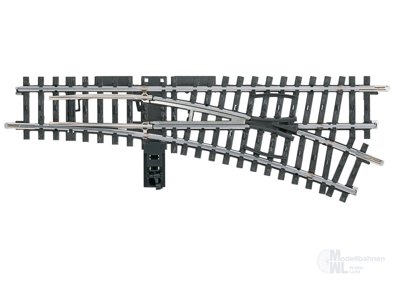 Märklin 2266 - Weiche rechts hand R 424,6 mm Länge 168,9 mm H0/WS