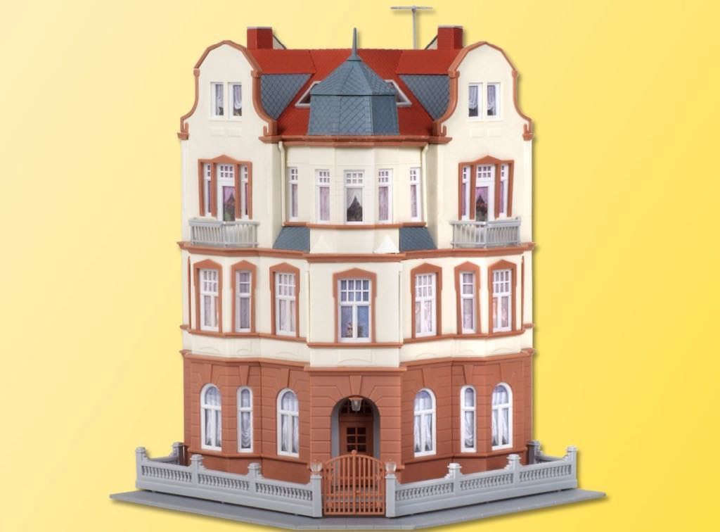 Kibri 39100 - Eckhaus Diplomatenvilla in Bonn H0 1:87