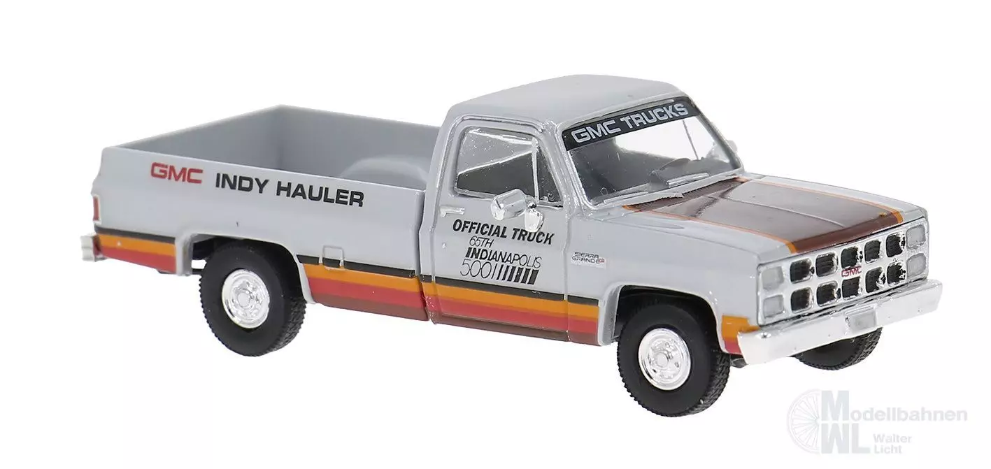 Brekina 19657 - GMC Sierra Indy Hauler 1983 H0 1:87