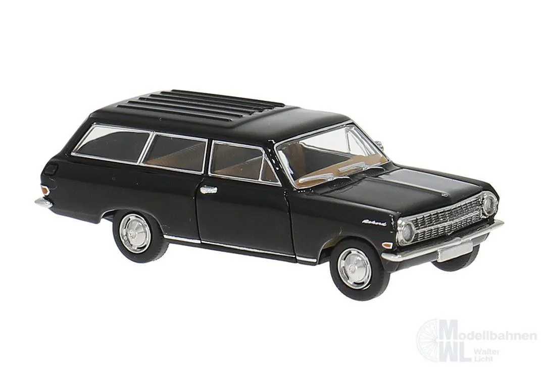 Brekina 20472 - Opel Rekord A CarAVan in schwarz H0 1:87