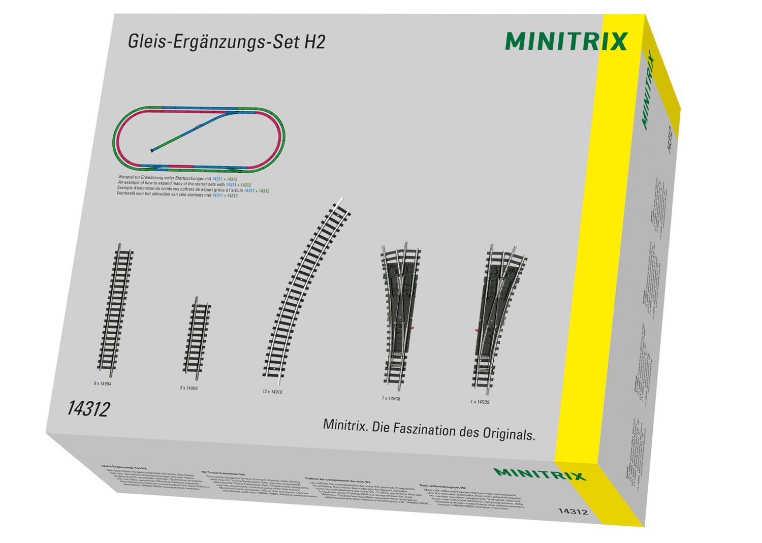 Trix 14312 - Gleis-Ergänzungspackung H2