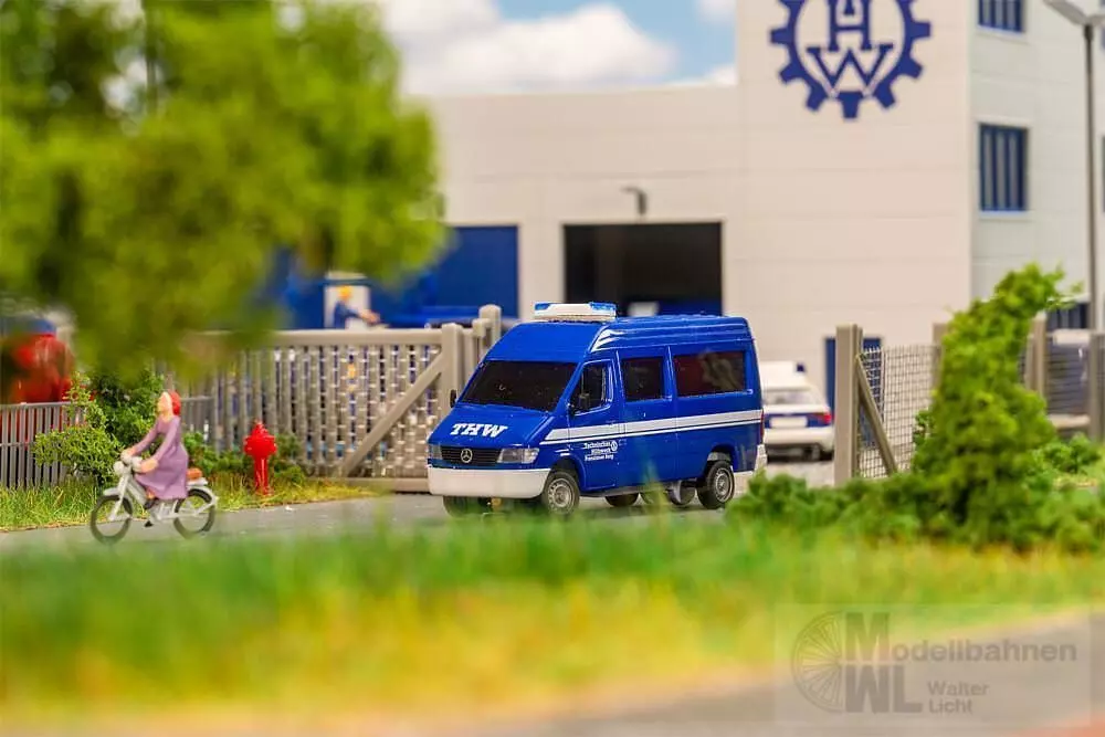 Faller 161427 - Mercedes-Benz Sprinter THW mit Blaulicht HERPA H0 1:87