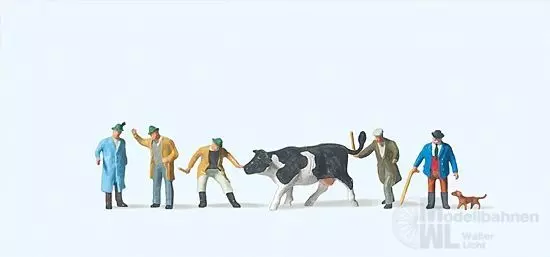Preiser 79080 - Viehhandel N 1:160