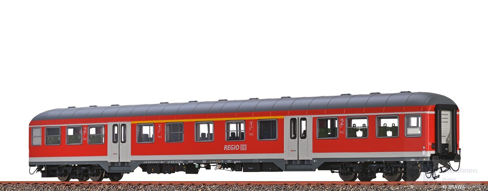Brawa 46660 - Nahverkehrswagen DB Ep.VI ABnrz 403.4 H0/WS DIGITAL EXTRA