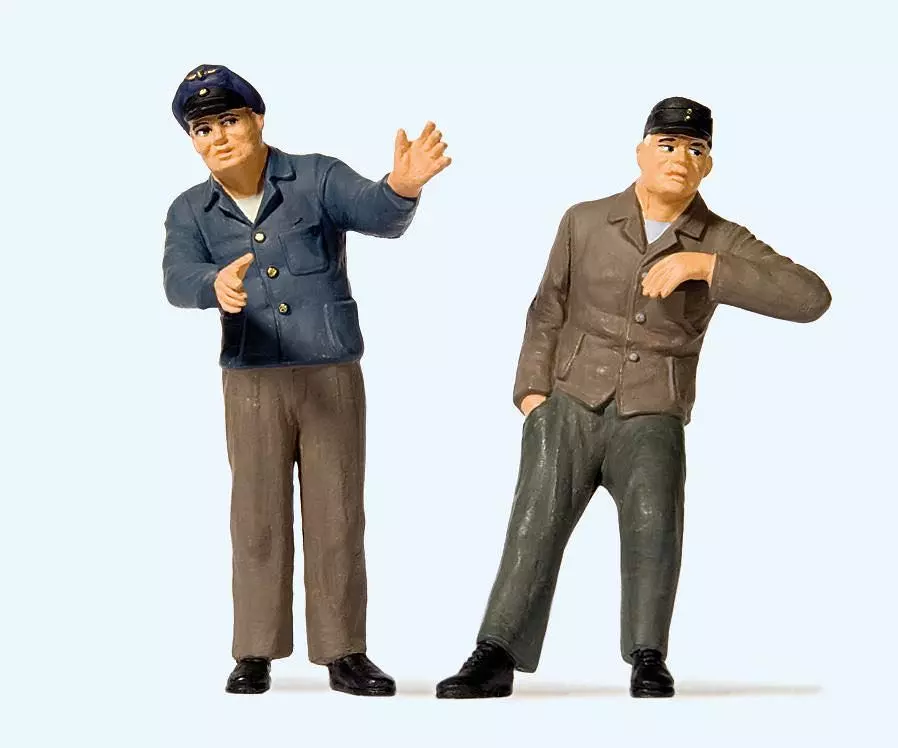 Preiser 63102 - Lokführer und Heizer Spur 1:32