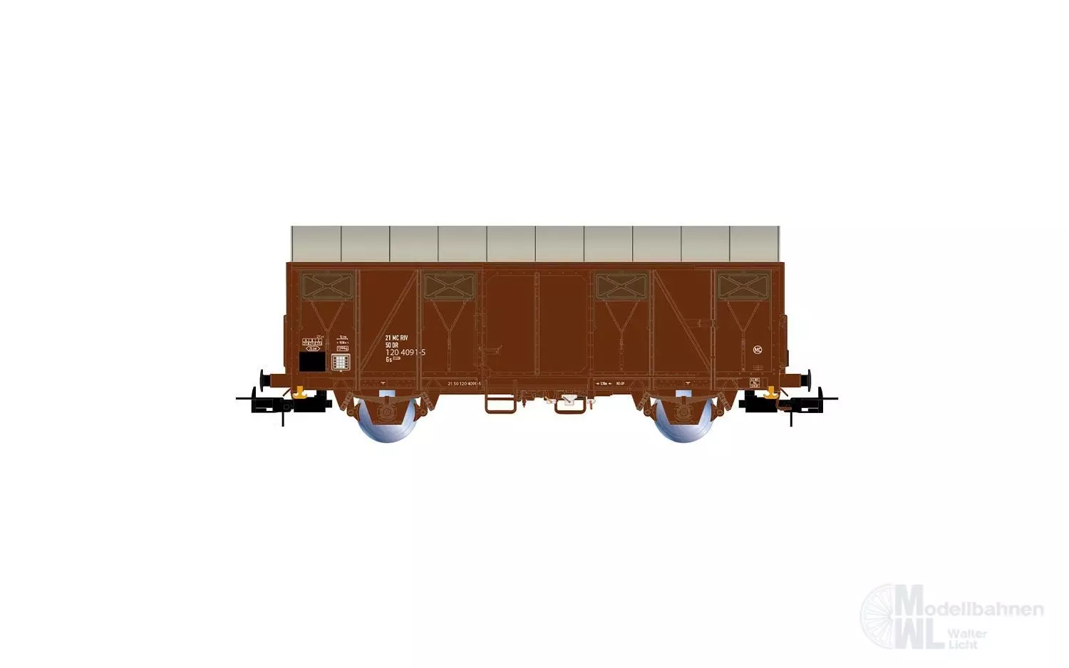 Rivarossi 6697 - Güterwagen ged. DR Ep.IV H0/GL