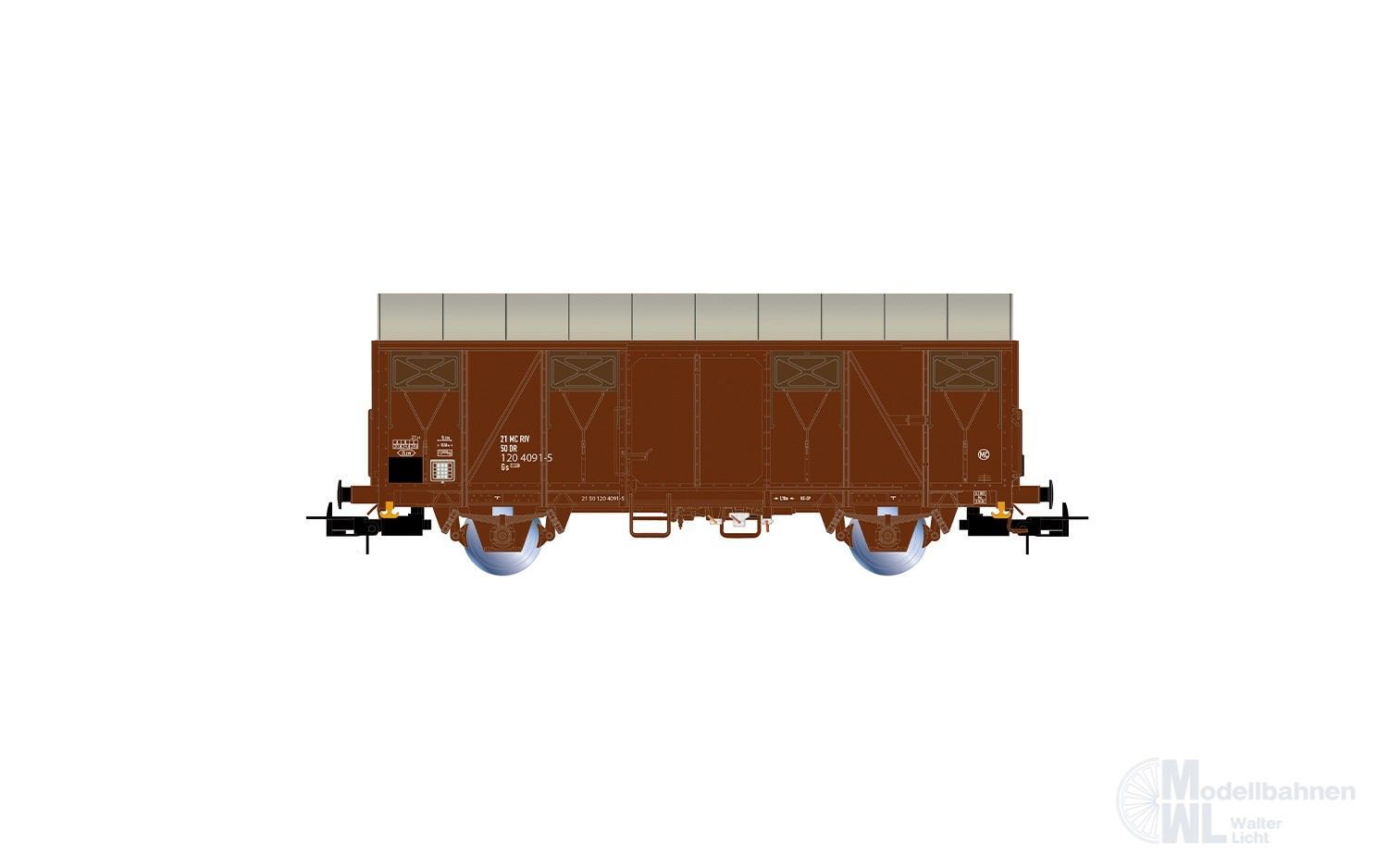 Rivarossi 6697 - Güterwagen ged. DR Ep.IV H0/GL