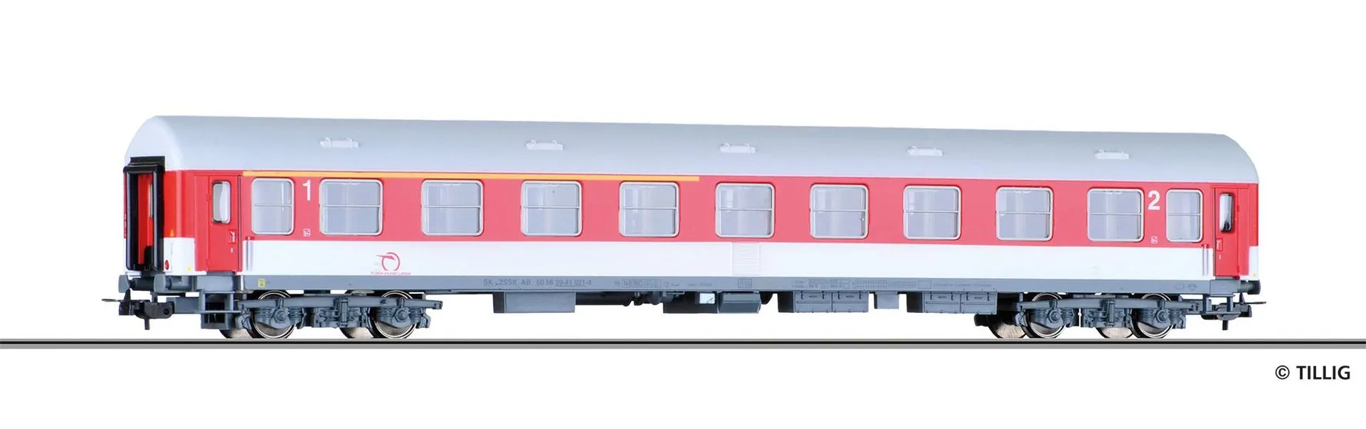 Tillig 74983 - Personenwagen ZSSK Ep.VI 1/2.Kl. Typ Y/B70 H0/GL