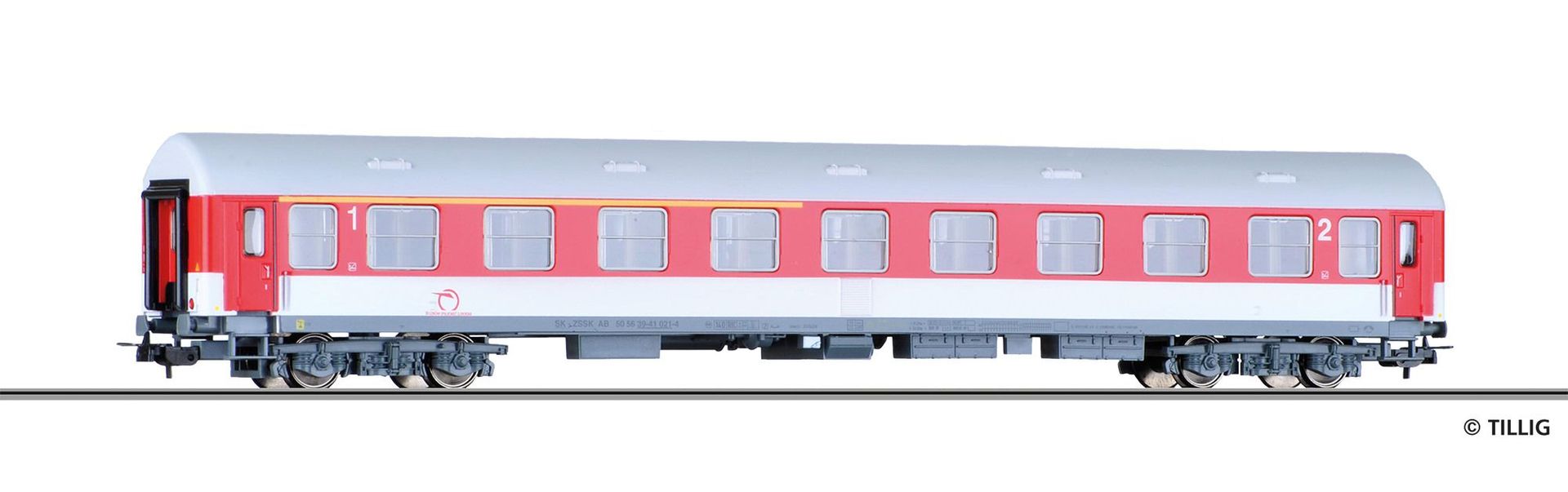 Tillig 74983 - Personenwagen ZSSK Ep.VI 1/2.Kl. Typ Y/B70 H0/GL