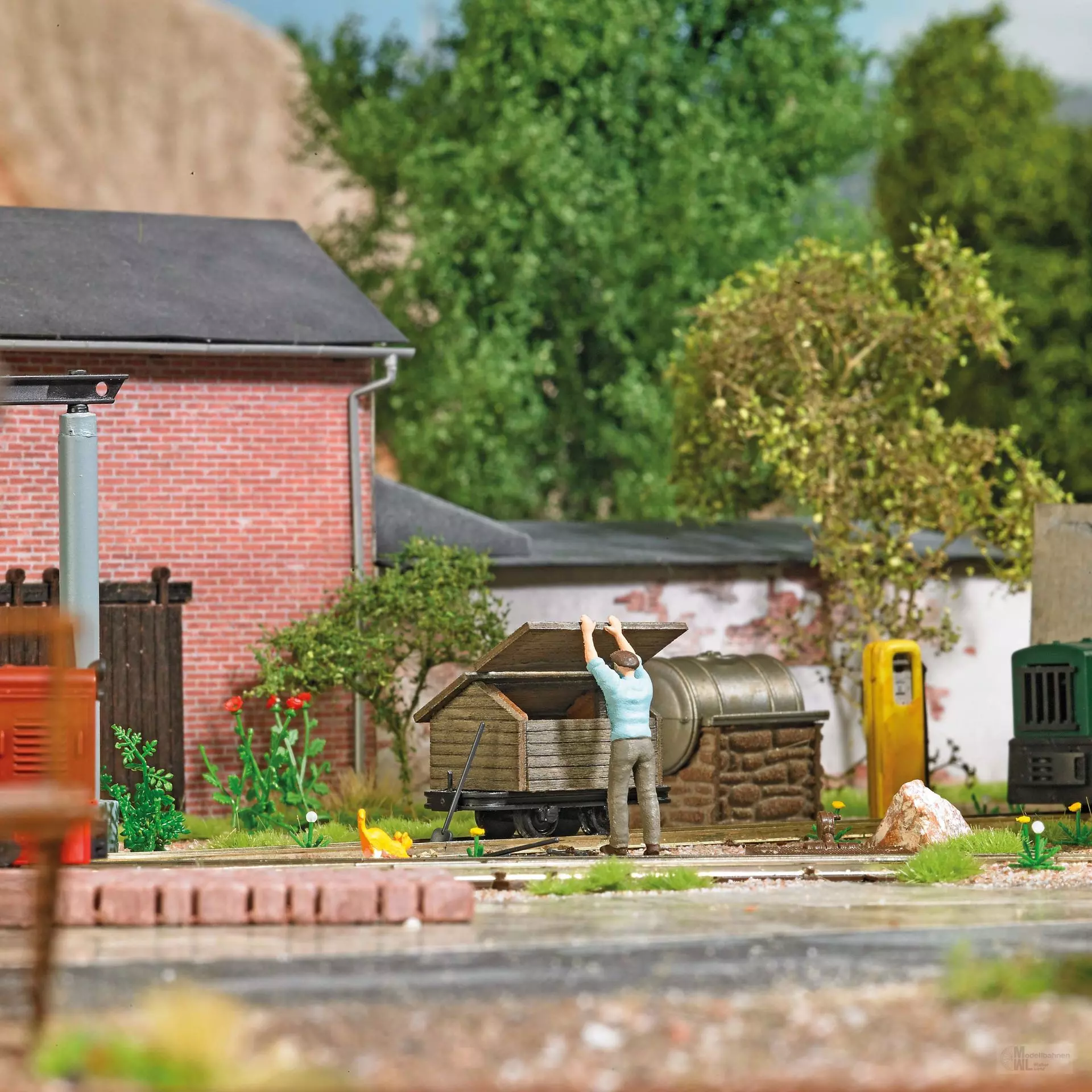 Busch 12453 - A-Set: Werkzeugwagen öffnen H0 1:87