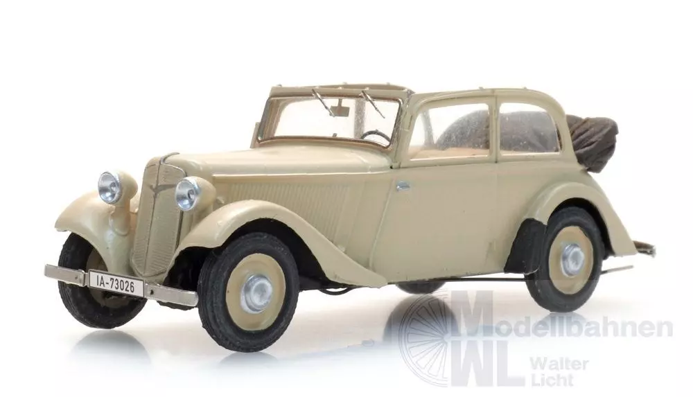 ARTITEC b.v. 312041 - Adler Trumpf Junior cabriolimousine Verdeck offen TT 1:120