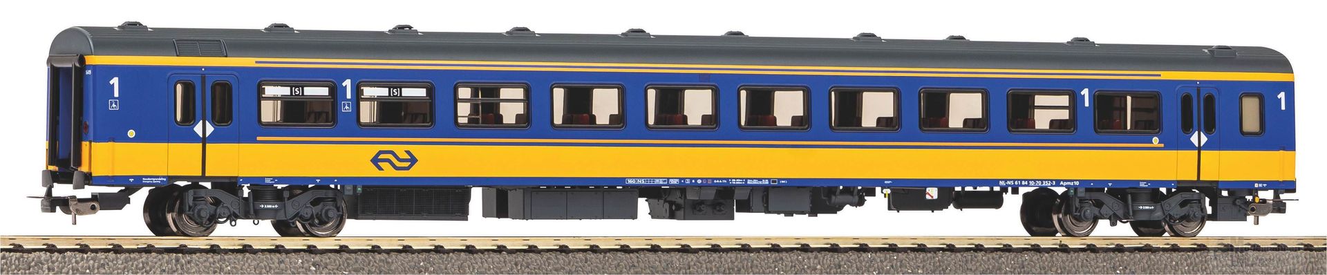 Piko 97647 - Personenwagen NS Ep.VI ICR 1.Kl. 1.Betr.Nr. H0/GL Piko 97647 - Personenwagen NS Ep.VI ICR 1.Kl. 1.Betr.Nr. H0/GL