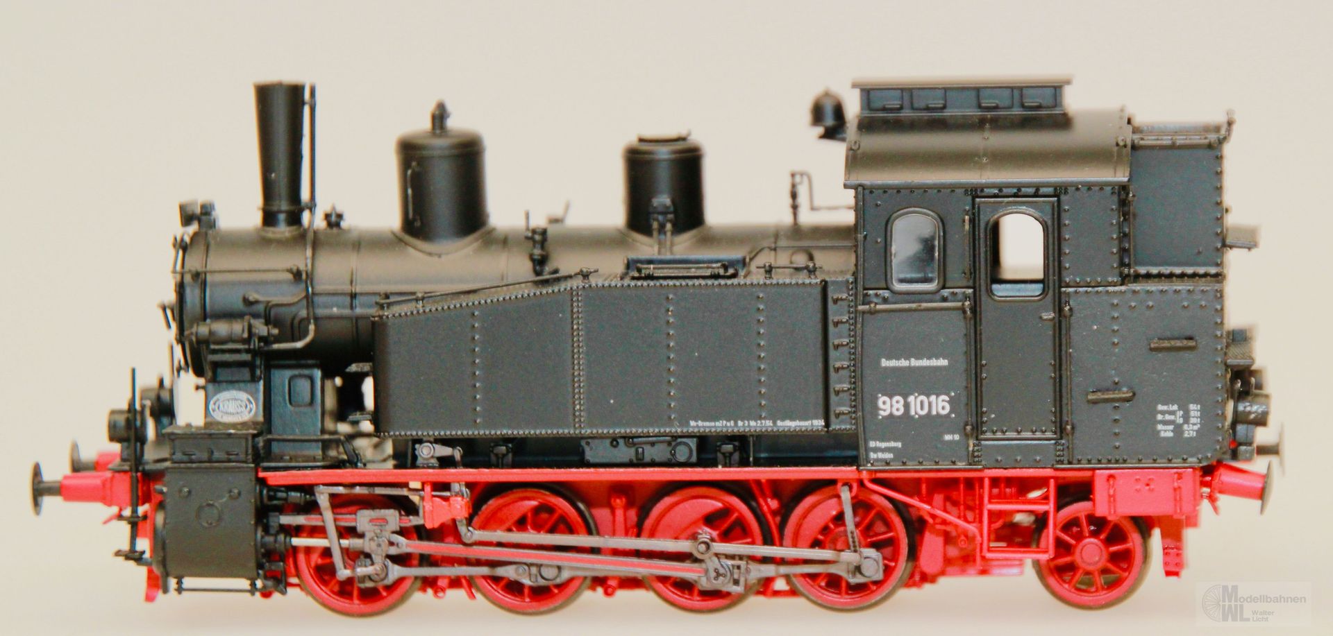 Brawa 40574 - BRAWA - Dampflok BR 98 1016 DB Ep.III schwarz H0/GL