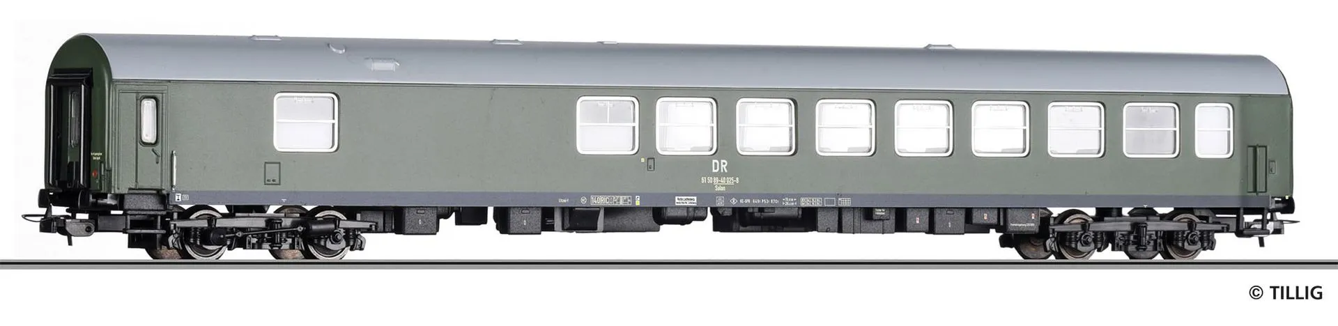 Tillig 74976 - Salon-Speisewagen DR Ep.IV WRm H0/GL