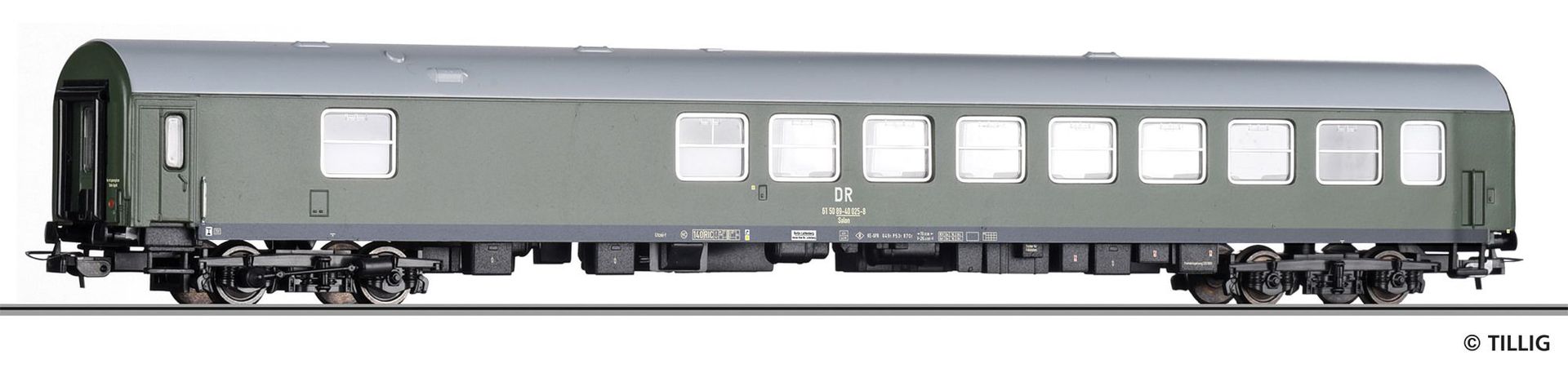 Tillig 74976 - Salon-Speisewagen DR Ep.IV WRm H0/GL