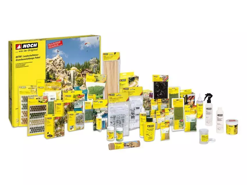 Noch 60780 - Landschaftsbau-Grundausstattungs-Paket G/0/H0/H0m/H0e/TT/N/Z