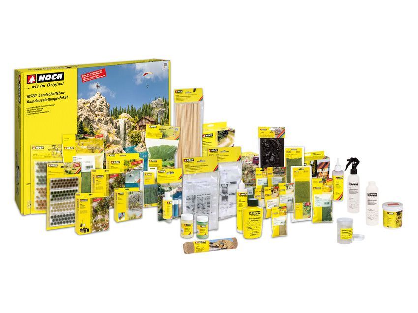 Noch 60780 - Landschaftsbau-Grundausstattungs-Paket G/0/H0/H0m/H0e/TT/N/Z