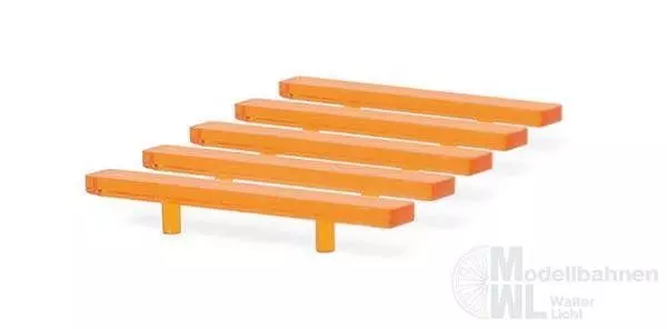 Rietze 70258 - LED Balken RTW orange 5 Stück H0 1:87