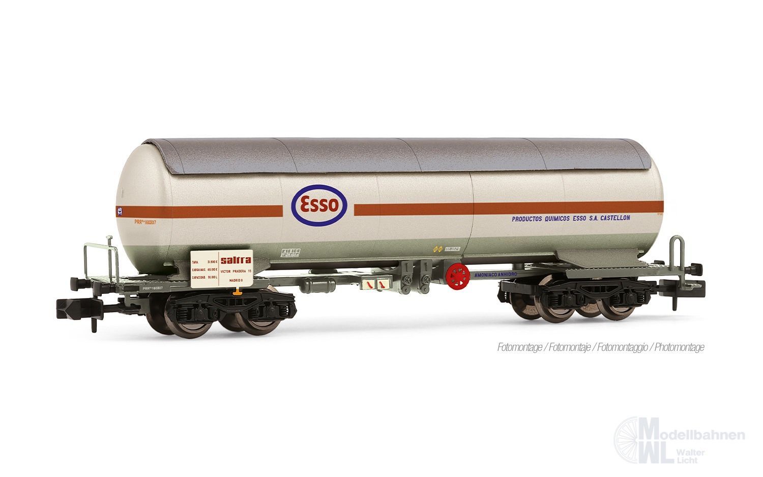 Arnold 6724 - Kesselwagen RENFE Ep.III/IV PRR Esso-Saltra N 1:160