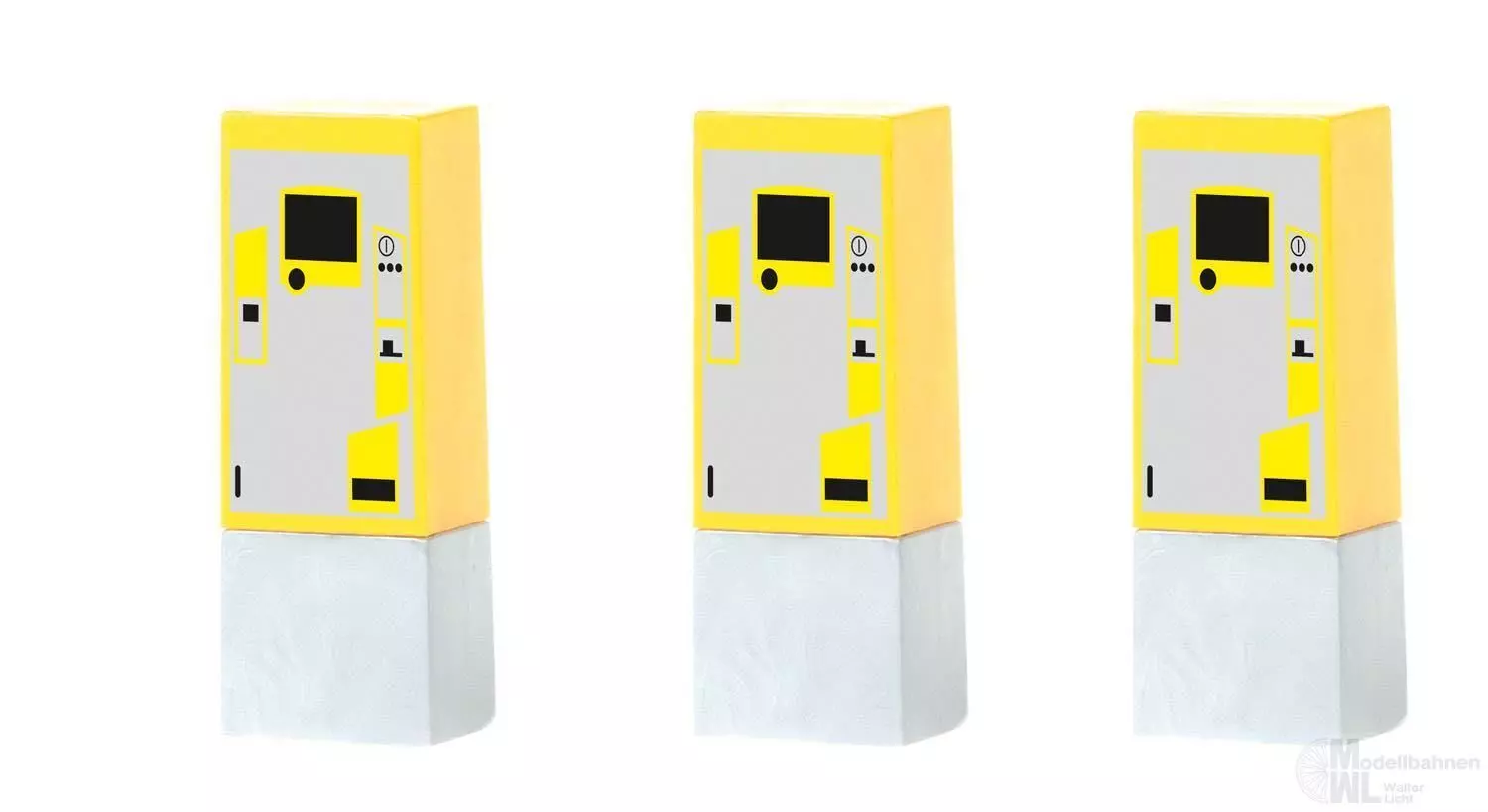 Rietze 70287 - Parkscheinautomat 3er Set H0 1:87