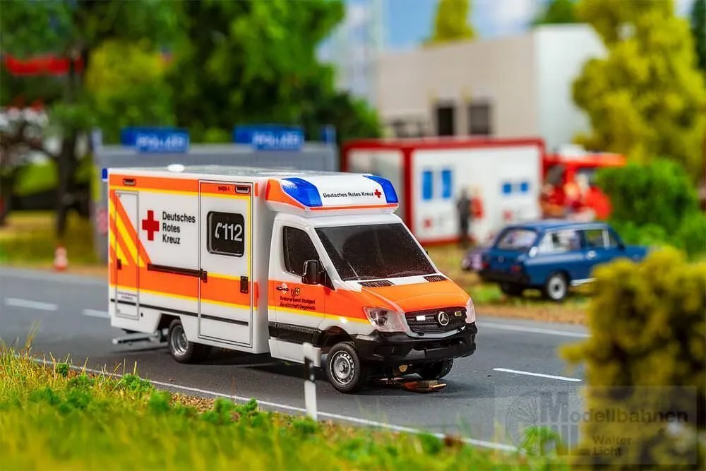 Faller 161321 - Car System Digital Mercedes-Benz Sprinter Rettungswagen DRK HERPA H0 1:87