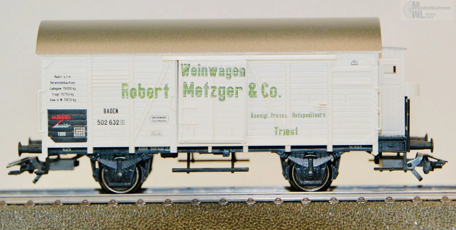 Märklin 48754 - MÄRKLIN - INSIDER Jahreswagen 1999 H0/WS