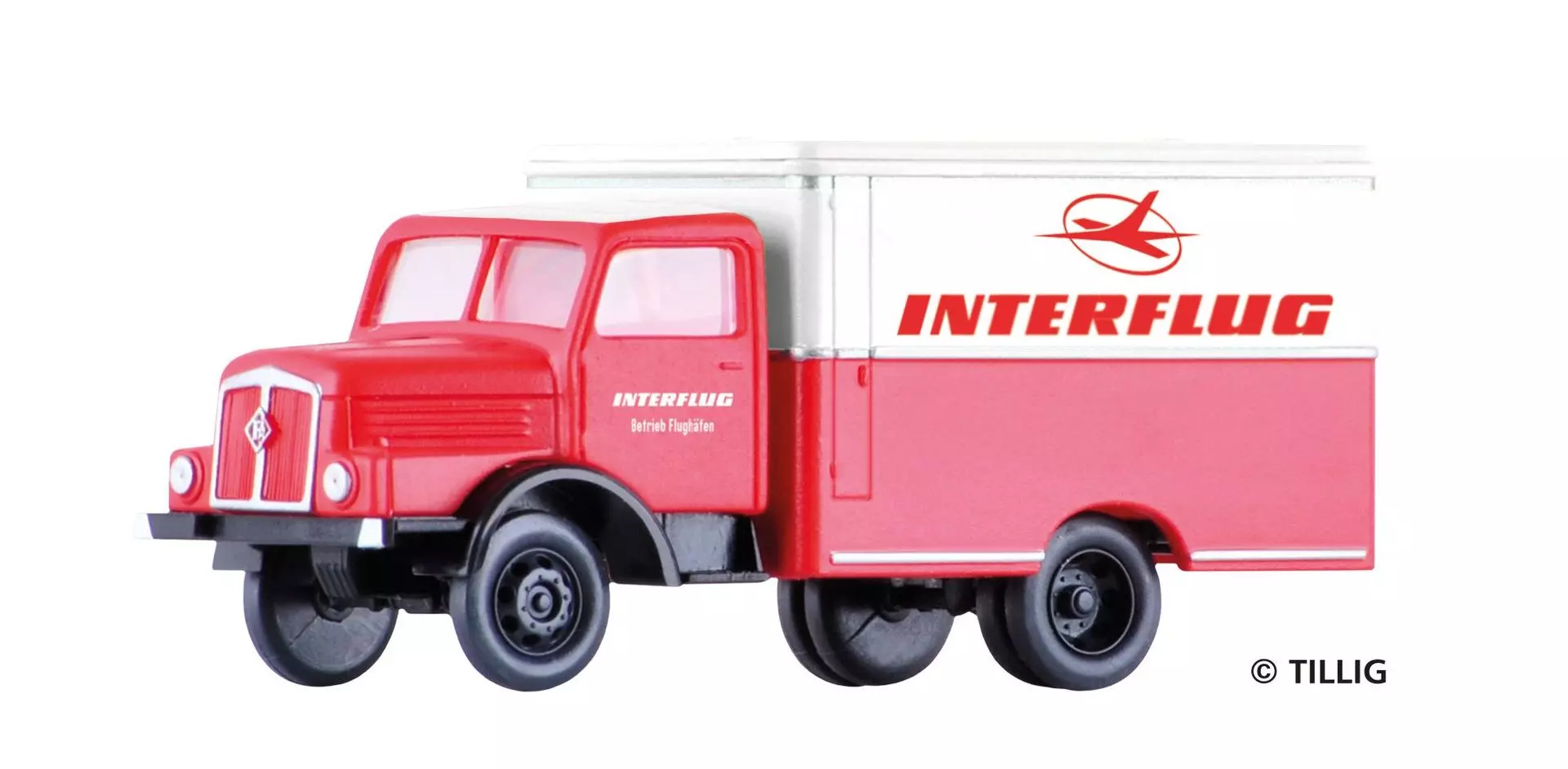 Tillig 19071 - LKW H3A Kofferaufbau Interflug TT 1:120