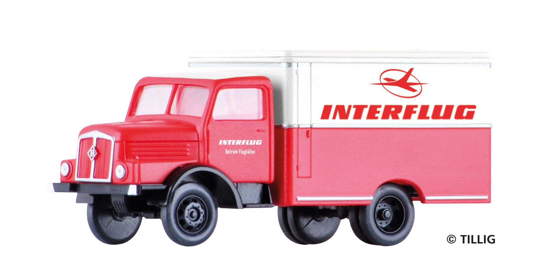 Tillig 19071 - LKW H3A Kofferaufbau Interflug TT 1:120