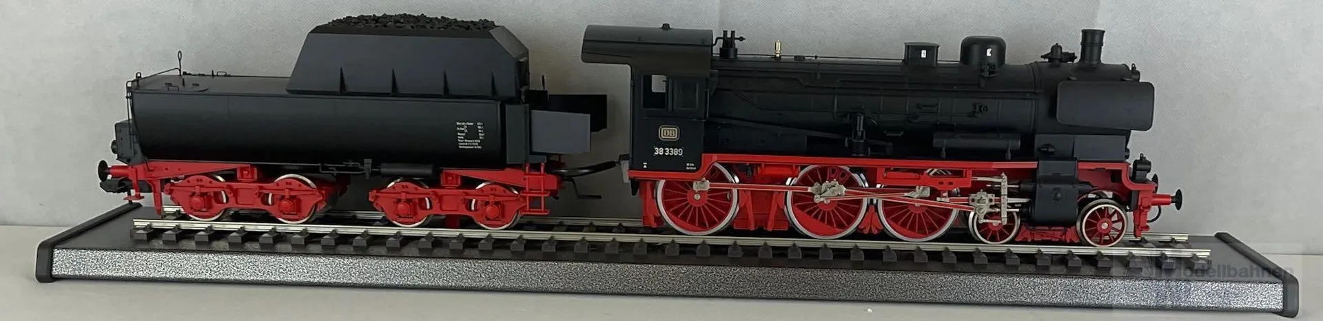Märklin 5597 - MÄRKLIN - Dampflok 38 3389 DB  Ep.III Wannentender Spur 1